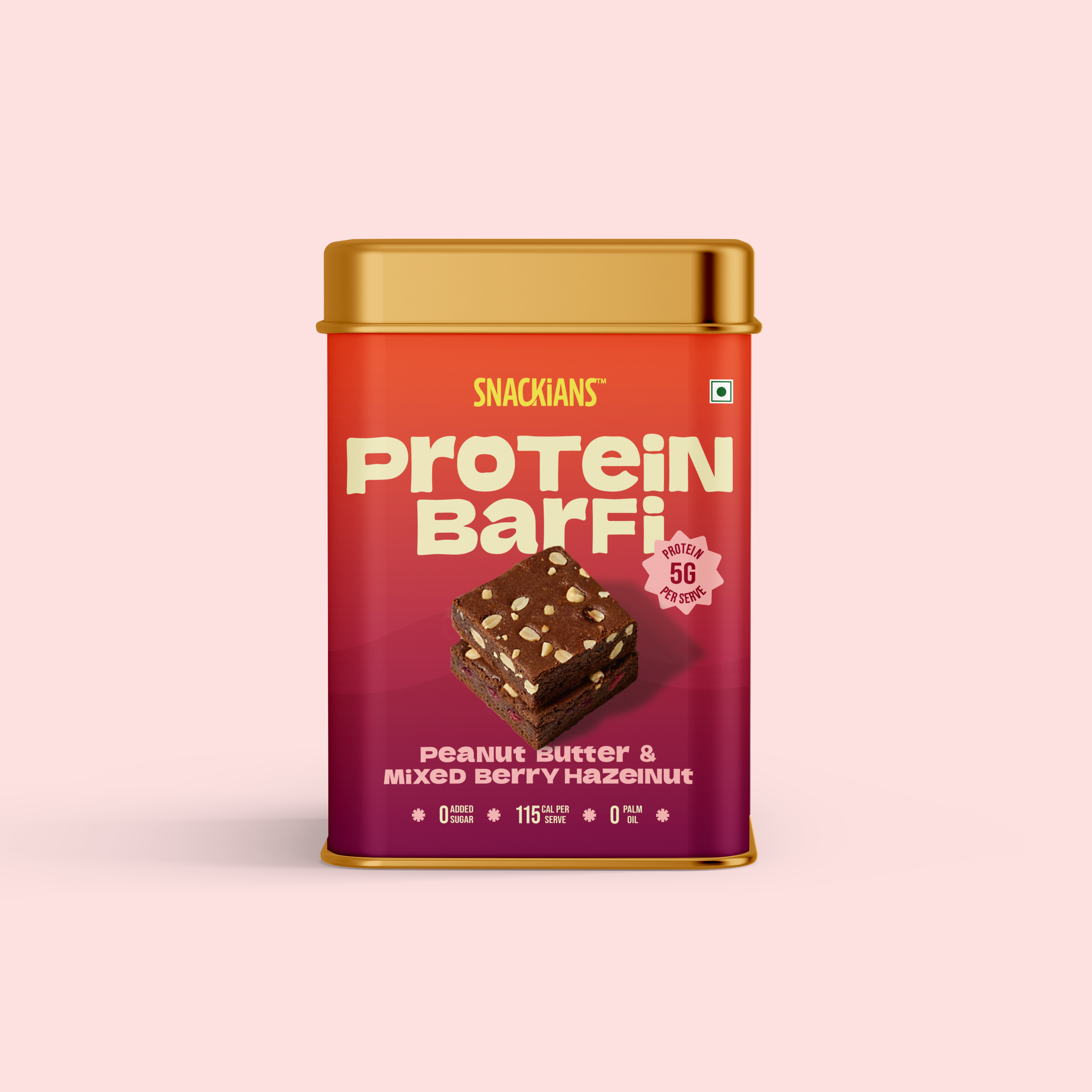 Snackians Protein Barfi (Mix Pack of 8)