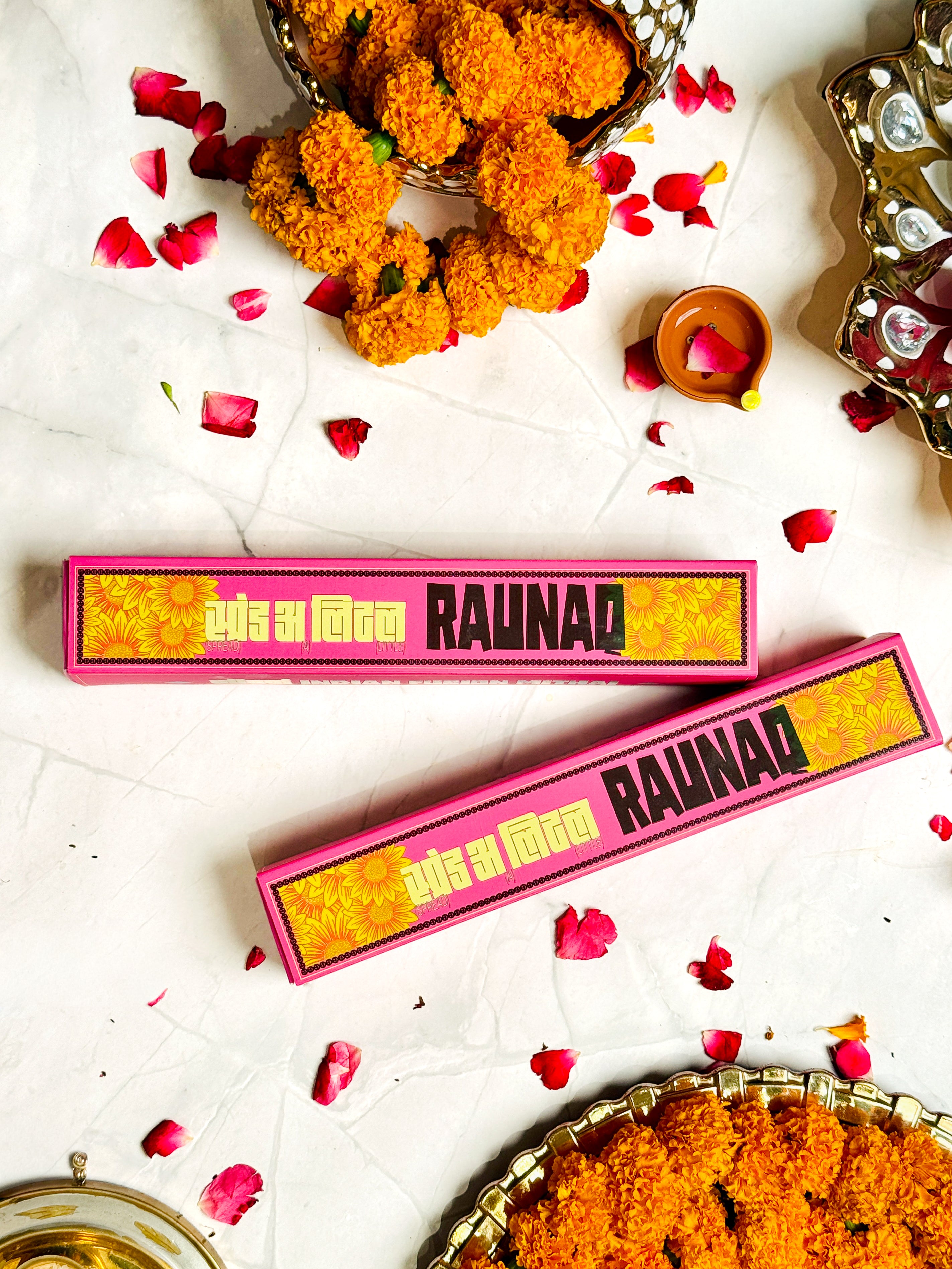 Raunaq mithai Pink Box Pack of 6