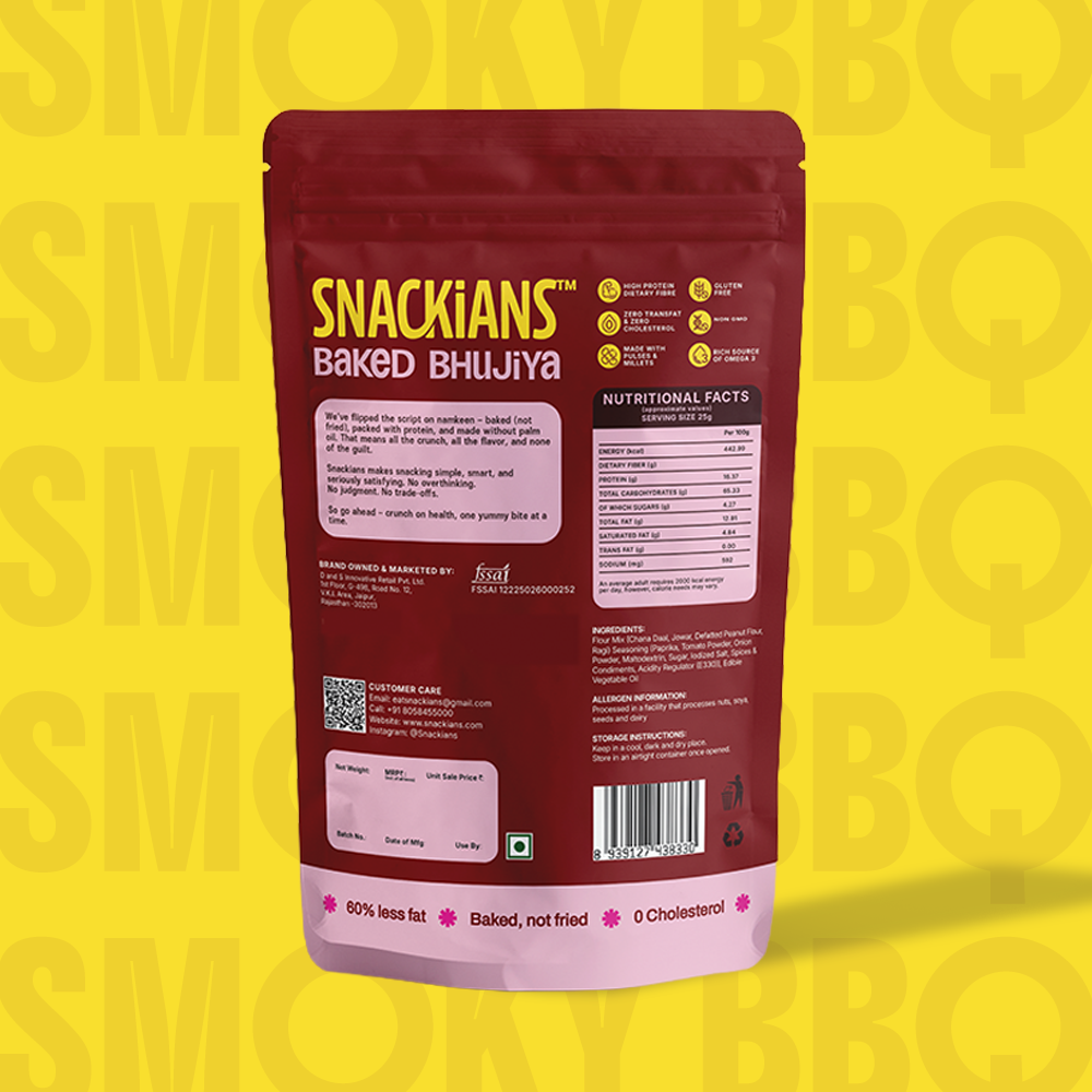 Baked Bhujia Barbecue (175 Grams x 2 Packs)