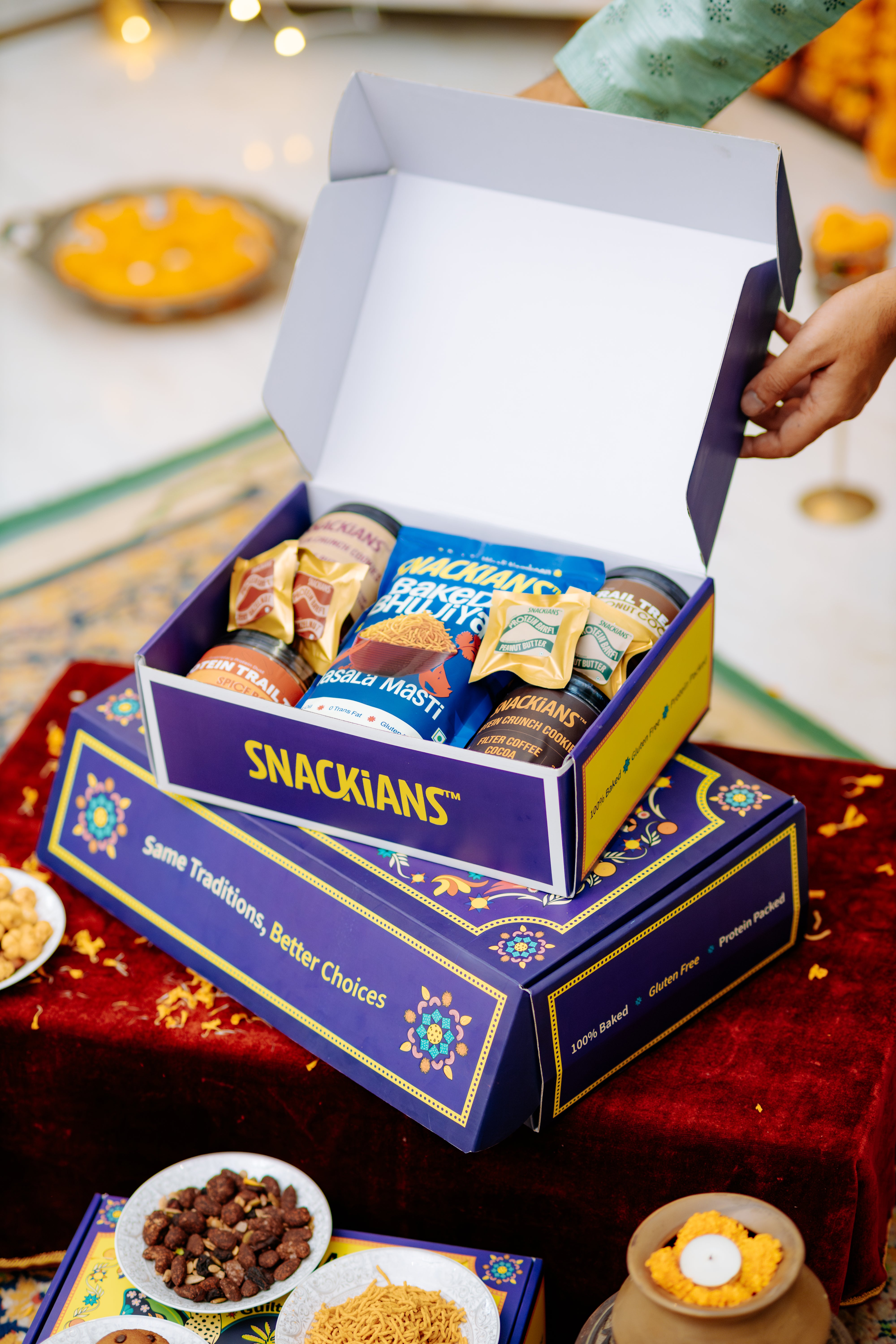 Festive Feast Diwali Gift Box - 12 Items
